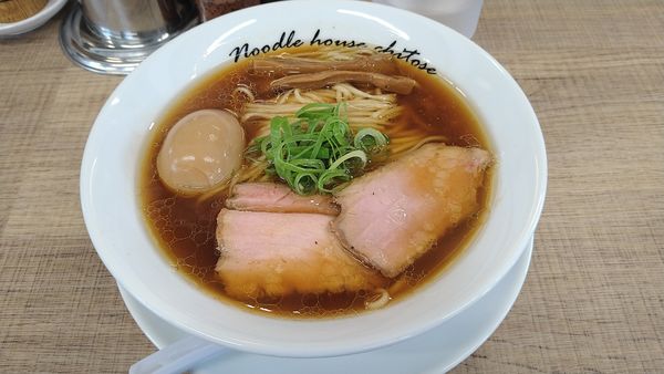 「らぁ麺 煮玉子 叉焼¥1300-」@麺庵ちとせの写真