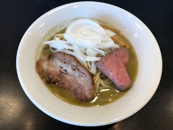 「【限定】濃厚煮干そば 大盛　1050円」@麺牛 ひろせの写真