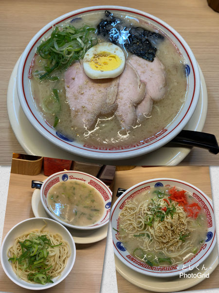 「濃厚豚骨ラーメン＋替え玉」@空ノ色 王子店の写真