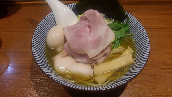 「煮干しそば白醤油(特製)」@寿製麺よしかわ 川越店の写真