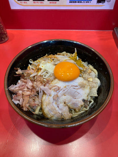 「まぜそばミニ　カレー」@麺屋 桐龍の写真