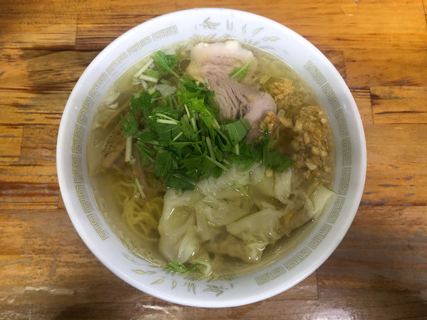 「塩ワンタンメン」@支那そば一麺 豊里店の写真