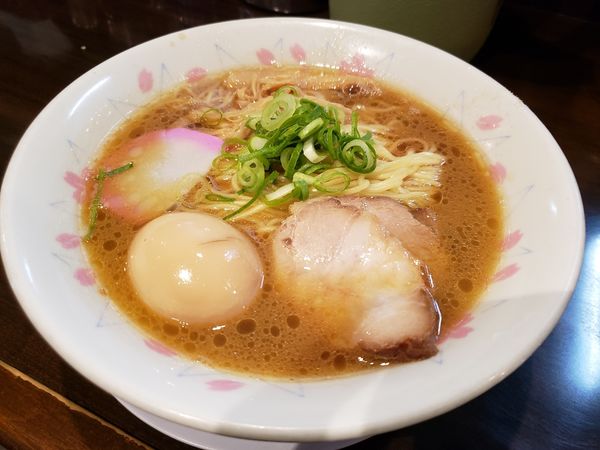 「中華そば(味付玉子入)」@のりや食堂の写真