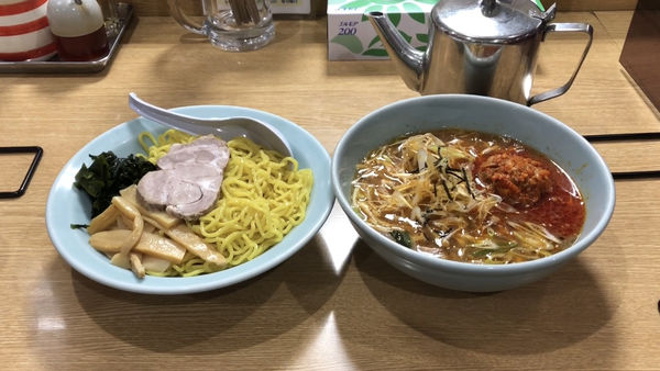 「ネギからしつけ麺」@ラーメン屋 麺一 仲町台店の写真