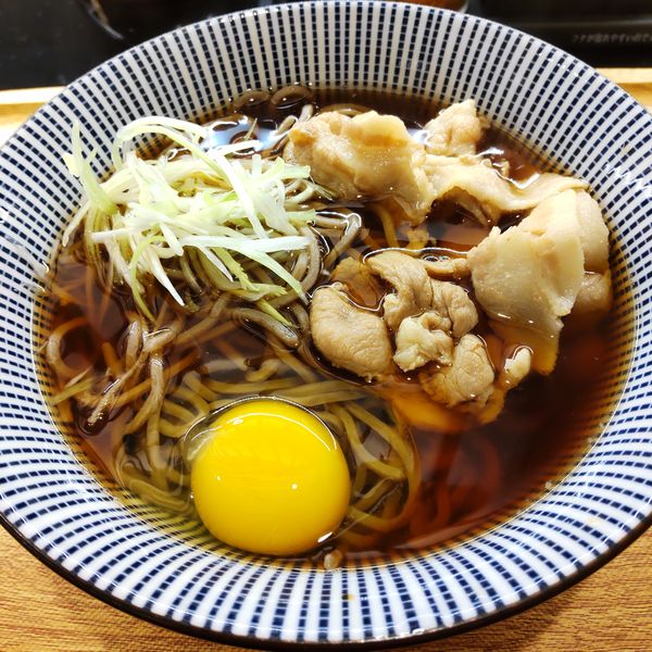 「月見肉そば（￥550）」@蕎麦29東京の写真