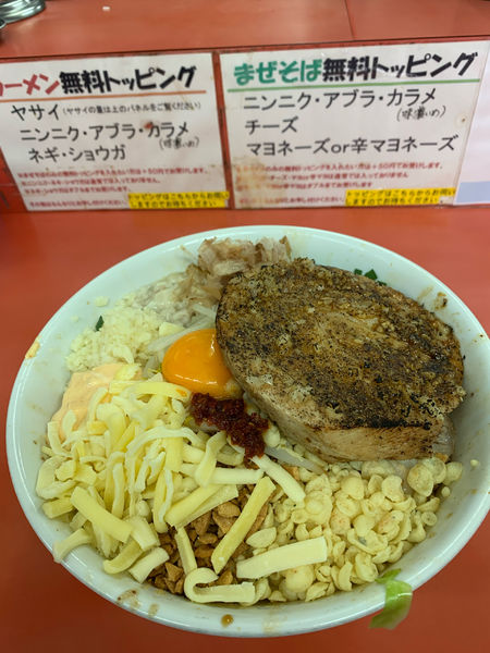 「まぜそば」@らー麺 ぶたのジョーの写真