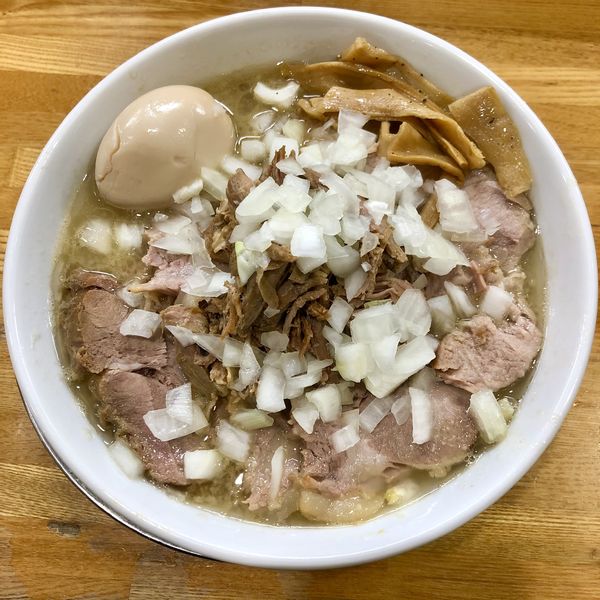 「肉中華そば 大盛 ￥1180」@中華そば136の写真