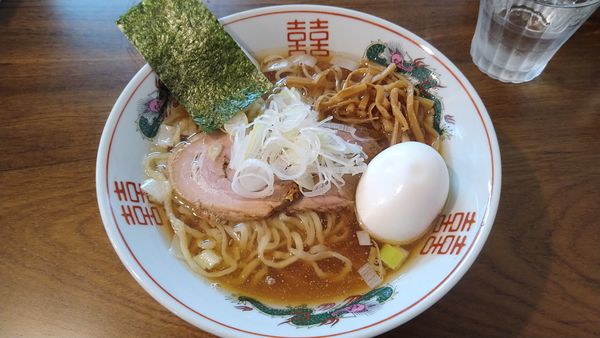 「煮干しそば¥800+味玉¥100-」@麺庵 大和の写真