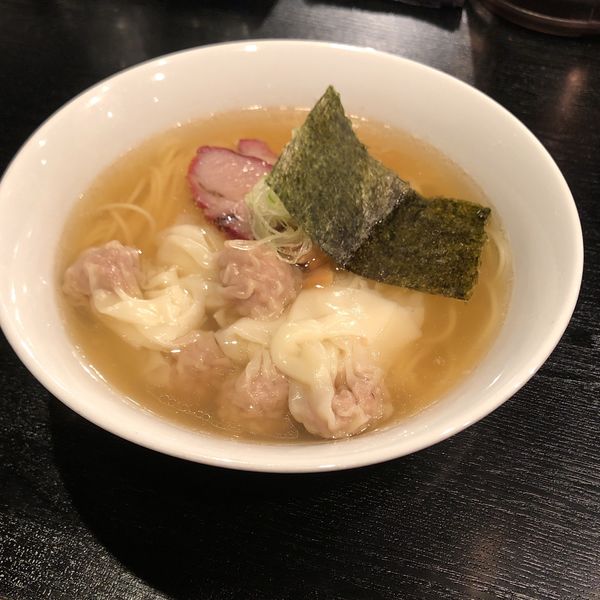 「ワンタンメン（塩）」@支那ソバ 小むろの写真