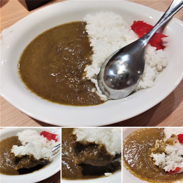 「カレーライス(ハーフサイズ)　350円」@中華そば 天内の写真