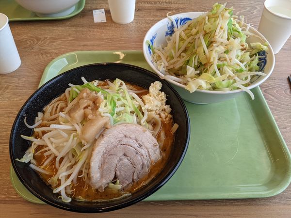 「味噌ラーメン（野菜ダブル）780円」@ジャンクガレッジ 太田店の写真