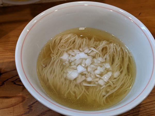 「冷やし塩煮干し中華そば」@別邸三く 中華蕎麦 萃の写真