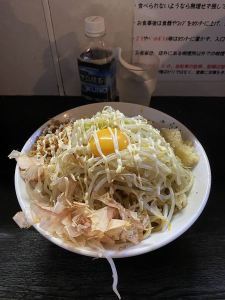 「汁なし(ニンニク+マヨネーズ)」@豚星。の写真