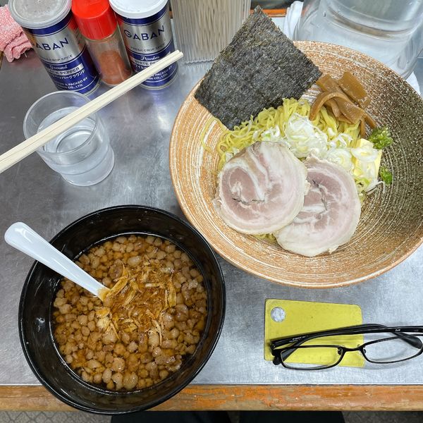 「蛍烏賊🦑出汁つけそば」@覆麺 智の写真