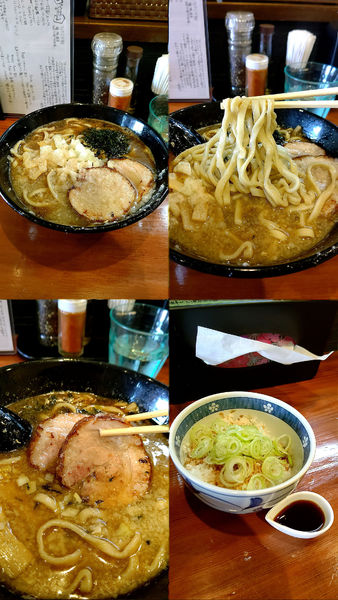 「『ツバメサンジョー(背脂 中)+ネギおかかごはん』」@麺＆cafe Coi.Coi.の写真
