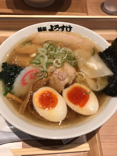 「[麺屋ようすけ] 特製しょうゆラーメン＋スタミナメンマ丼」@ラーメンWalkerキッチンの写真
