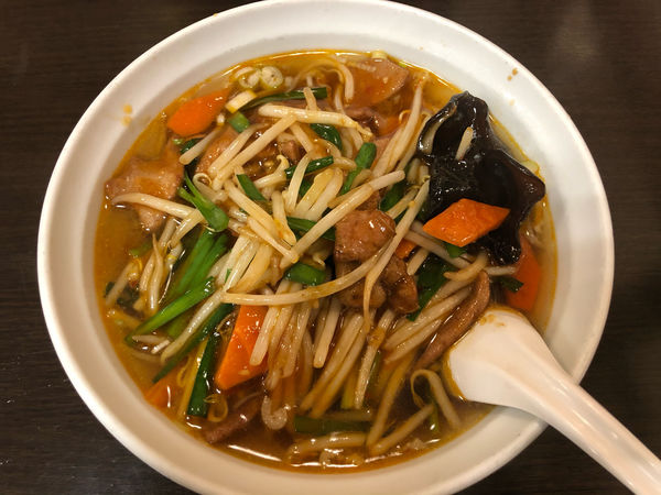 「ニラレバーソバ」@中国料理 馨の写真