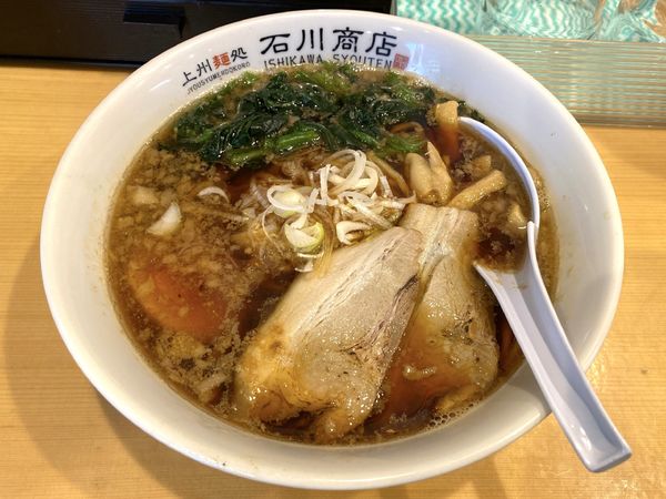 「醤油ラーメン ７５０円」@上州麵処 石川商店の写真