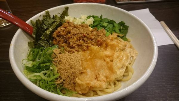 「まぜそば」@究極の北京飯・らーめん 半熟堂の写真