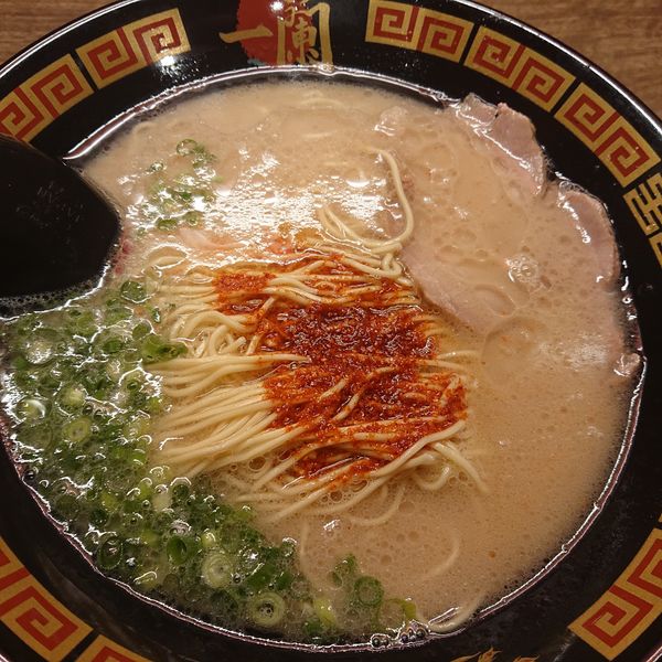 「天然とんこつラーメン930円」@一蘭 名古屋駅店の写真