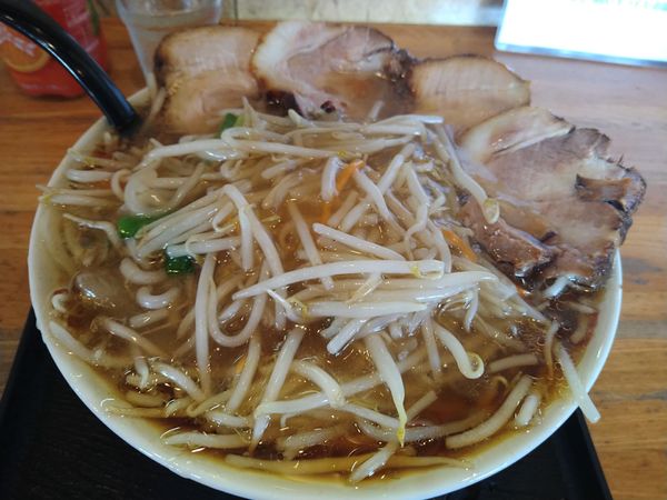 「あんかけもやしチャーシュメン(¥880：税抜き)」@まん福亭の写真