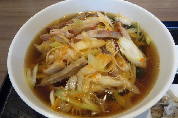 「ピリ辛葱チャーシュー入り汁そば」@口福吉祥 囍龍の写真