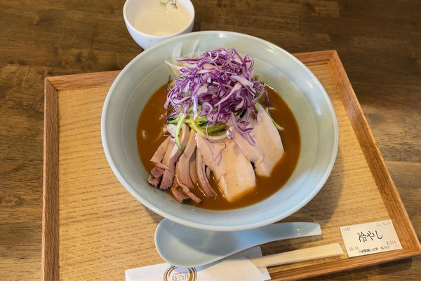 「冷やし中華」@自家製麺と定食 弦乃月の写真