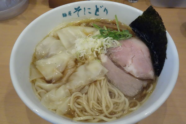 「海老わんたんめん」@麺屋 そにどりの写真