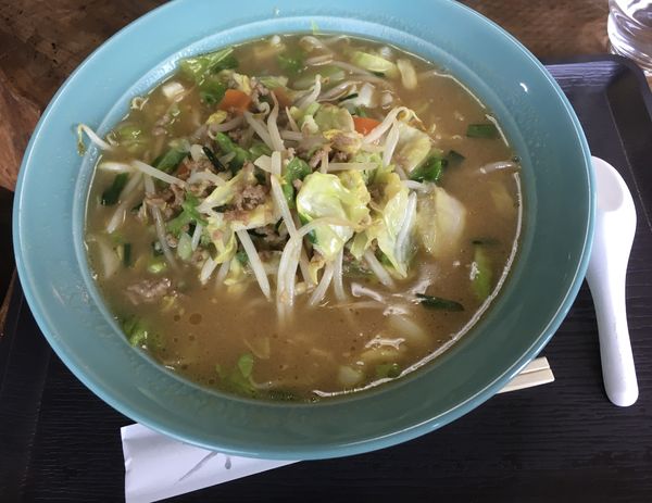 「味噌ラーメン(800¥)」@山草小屋の写真