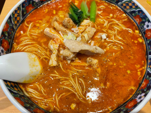 「蒸し鶏担々麺(激辛)」@寿限無 担々麺の写真
