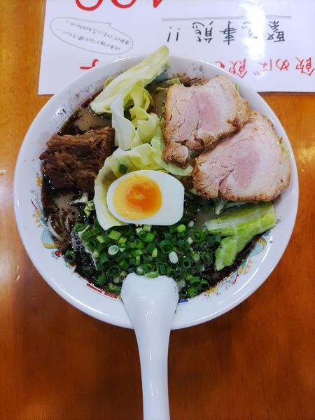 「育元ラーメン  ｷｸﾗｹﾞ抜き」@熊本らーめん 育元の写真