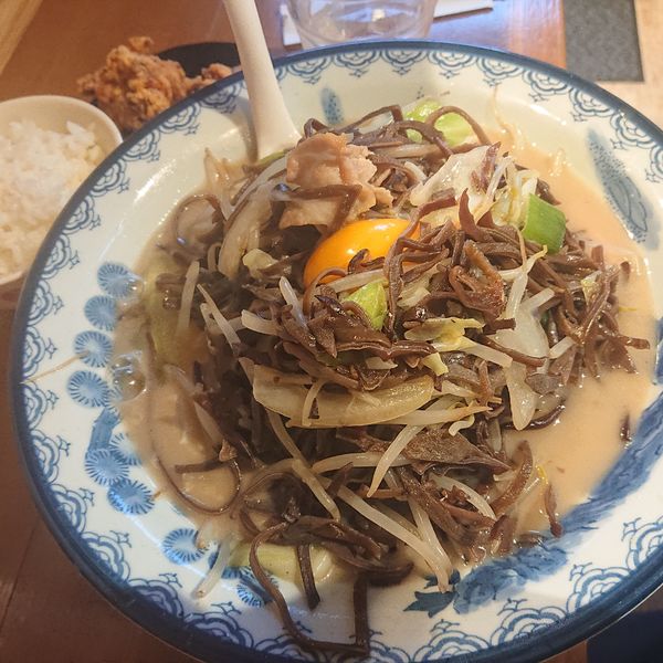 「特製ちゃんぽん唐揚げセット1150円」@井手ちゃんぽん 名古屋東店の写真