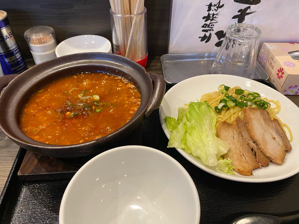 「麻婆つけ麺」@土鍋麻婆 浜やんの写真