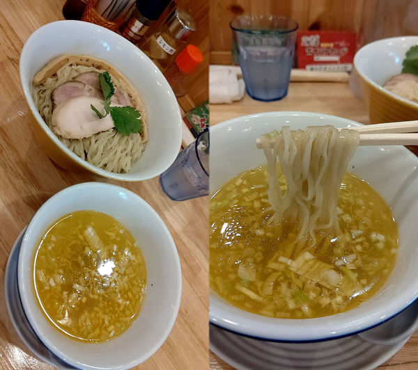 「『つけそば(塩)+大盛(¥850+150)』」@中華そばムタヒロ 国立店の写真