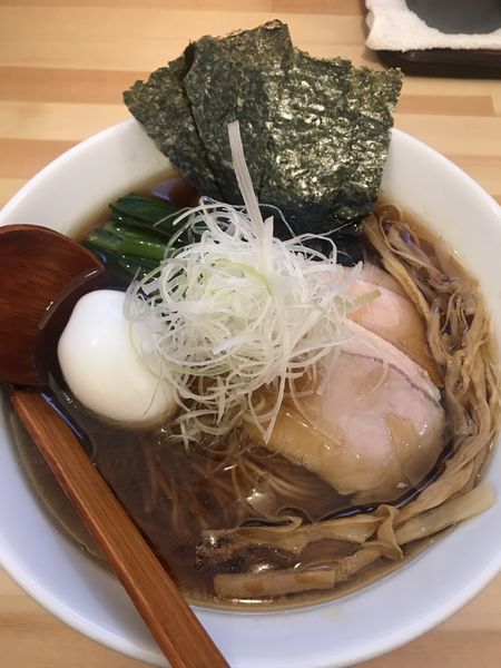 「特製秋刀魚らあめん、大盛りサービス」@らあめん 常護の写真