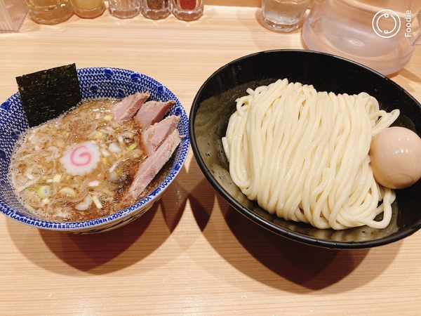 「つけめんチャーシュー（大盛）＋味玉」@頑者の写真