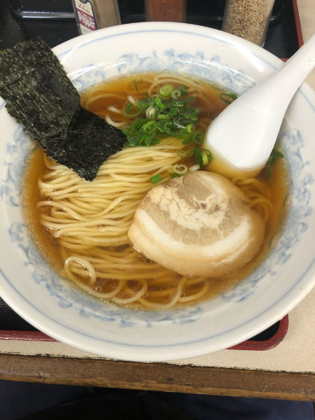 「しょうゆラーメン中盛り　550円」@長生うどん 新城店の写真