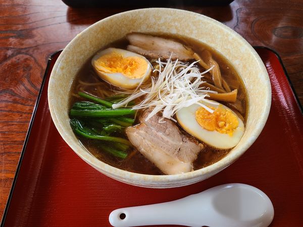 「味玉らーめん」@和風ラーメン 味のほうさくの写真