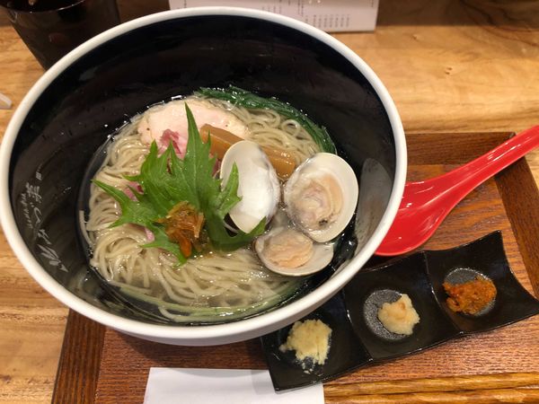 「塩らぁめん（蛤×帆立）」@らぁめん 赤坂 みづ菜の写真