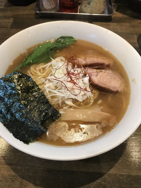 「煮干しラーメン」@真ごころラーメン竹の写真