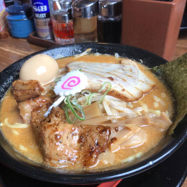「特製百年味噌ラーメン」@マルキン本舗 大間野店の写真