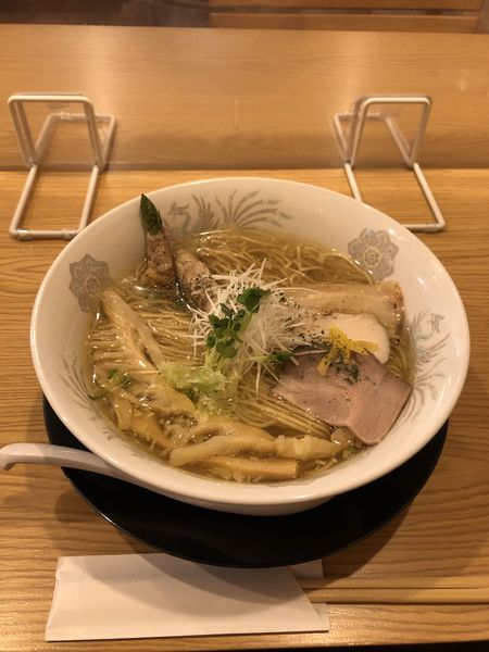「塩そば（麺大盛）チャー玉丼」@おとなの塩sobaの写真