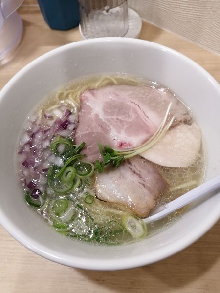 「中華そば　塩　850円」@貝麺みかわの写真