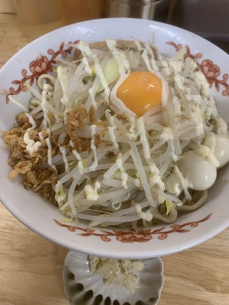 「ミニ　汁なし　マヨネーズ」@ラーメン 登良治郎の写真