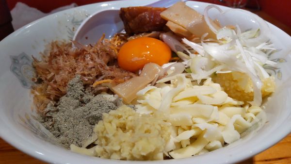 「まぜそば」@ブタハトモダチニボシハシンユウの写真