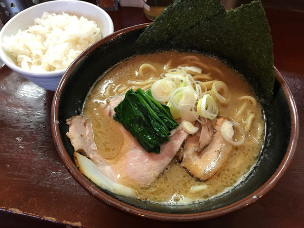 「【限定】濃厚豚骨醤油らーめん  850円」@麺屋 くまがいの写真