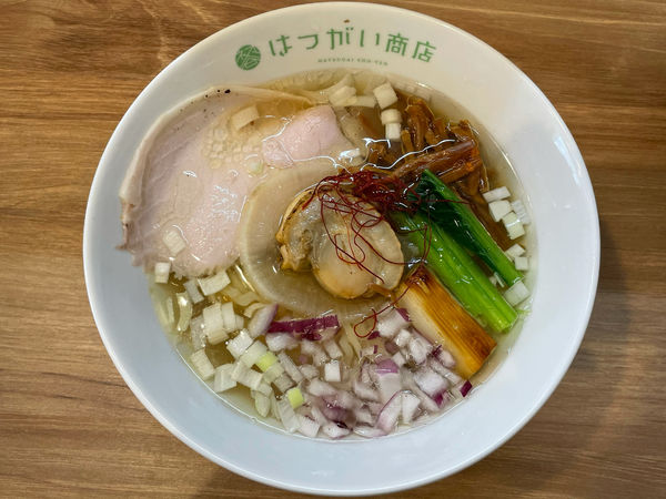 「帆立と鯛出汁の潮そば」@はつがい商店の写真