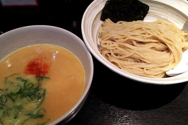 「つけそば大盛(850円)」@自家製麺 鶏そば 三歩一の写真