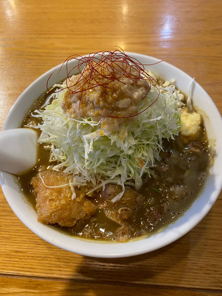 「限定:ニボカツカレー」@寿製麺よしかわ 坂戸店の写真