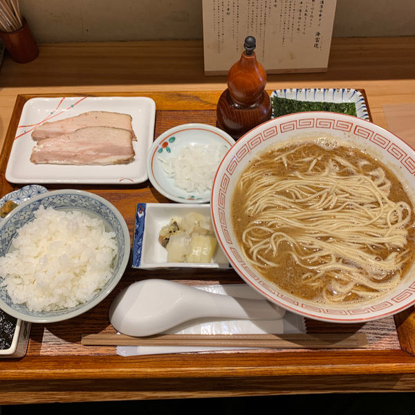 烏賊(するめいか)定食(白飯・海苔佃煮・味噌小胡瓜)